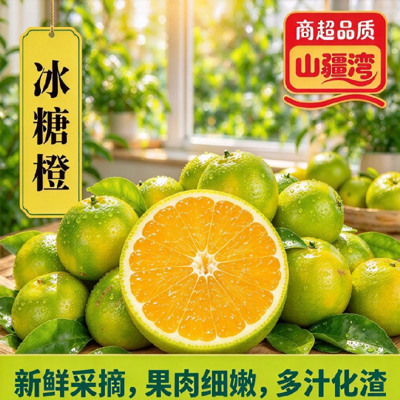 山疆湾云南哀牢山冰糖橙