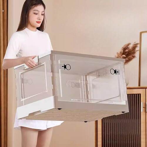 透明透气超大亚克力宠物箱仓鼠笼子便携外带笼收纳箱收纳盒豪华