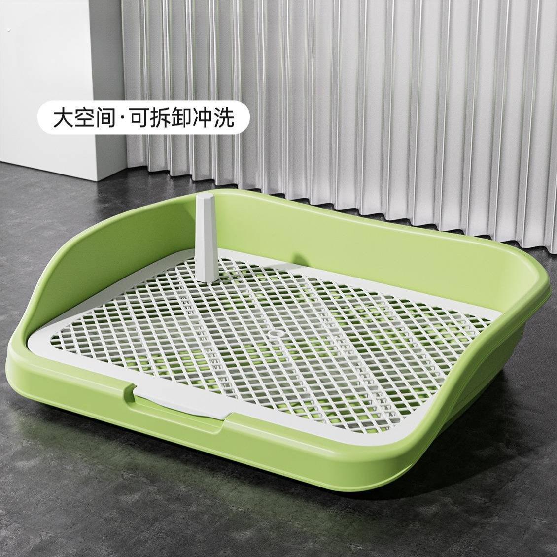 宠物狗厕所专用小型中型大型犬平板高围栏防外溅狗狗尿盆防踩尿