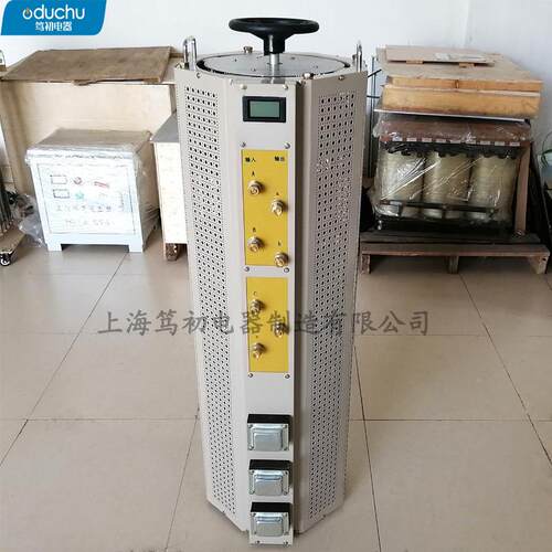 三相调压器输入3v出80vTSGC2J-1输0-430可调接触式手K动数显调节6