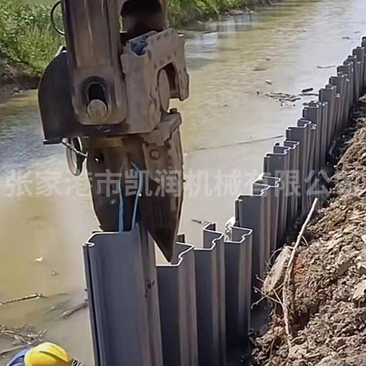 厂家供应VC板河桩设生产线道板护凯润拦备板生P产塑钢板桩效生产