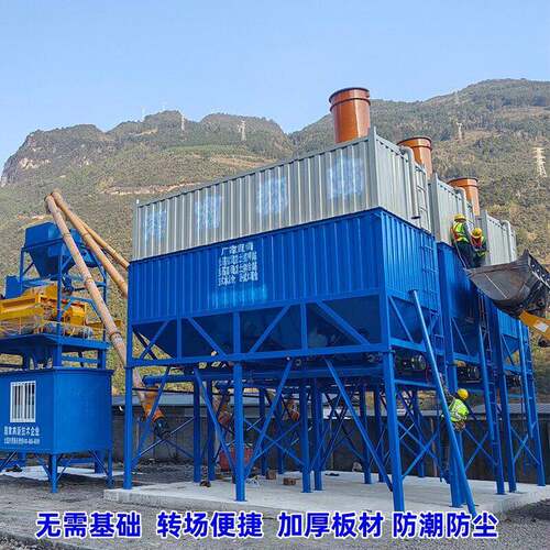 厂供应定卧式家水泥仓50-200吨混凝土搅制基拌站免础水泥GIQ储料