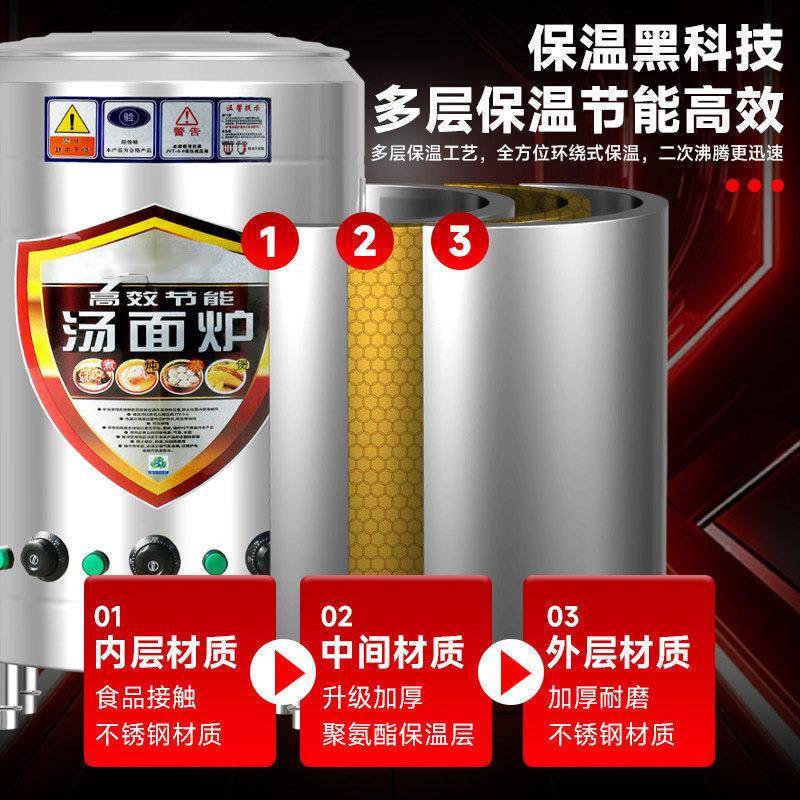 煮面炉商用王电热煤气节能煮鸥科鼎面桶九燃多功能卤煮煲汤水饺保