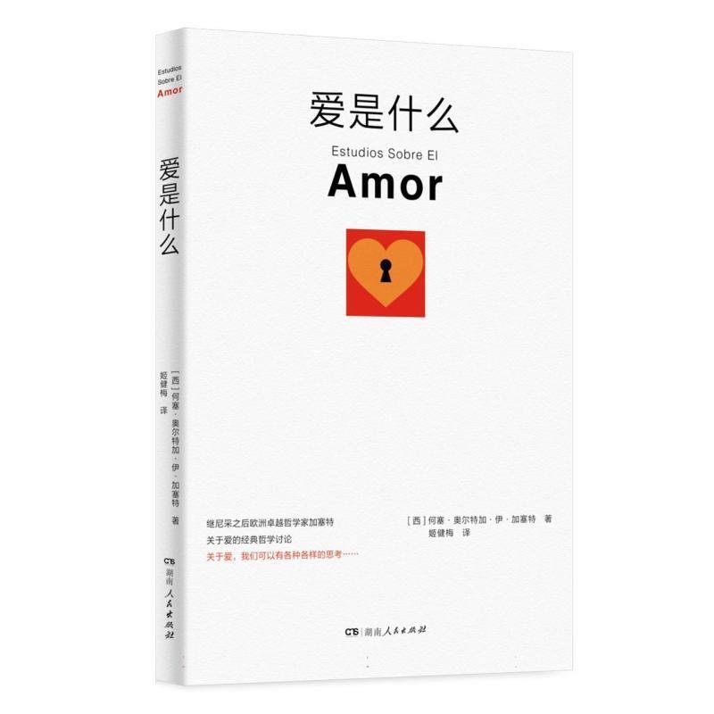 爱是什么 [西]何塞·奥尔特加·伊·加塞特 湖南人民出版社 9787556133024 - 实物图
