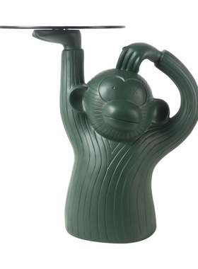 北欧轻奢客厅大型落地摆件家居样板房猴子门口迎宾茶几收纳盘摆设