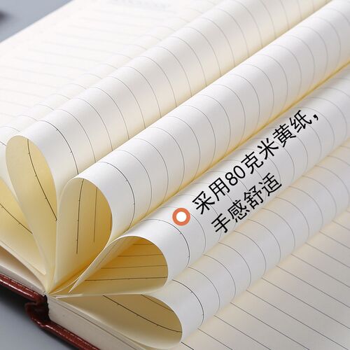 笔记本毅力达本子皮面会议记录本商务笔记本子办公简约记事本高档