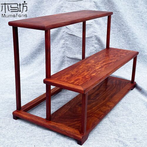 桌面茶具置物架茶杯展示架工艺品展示架桌面小型博古架茶叶置物架