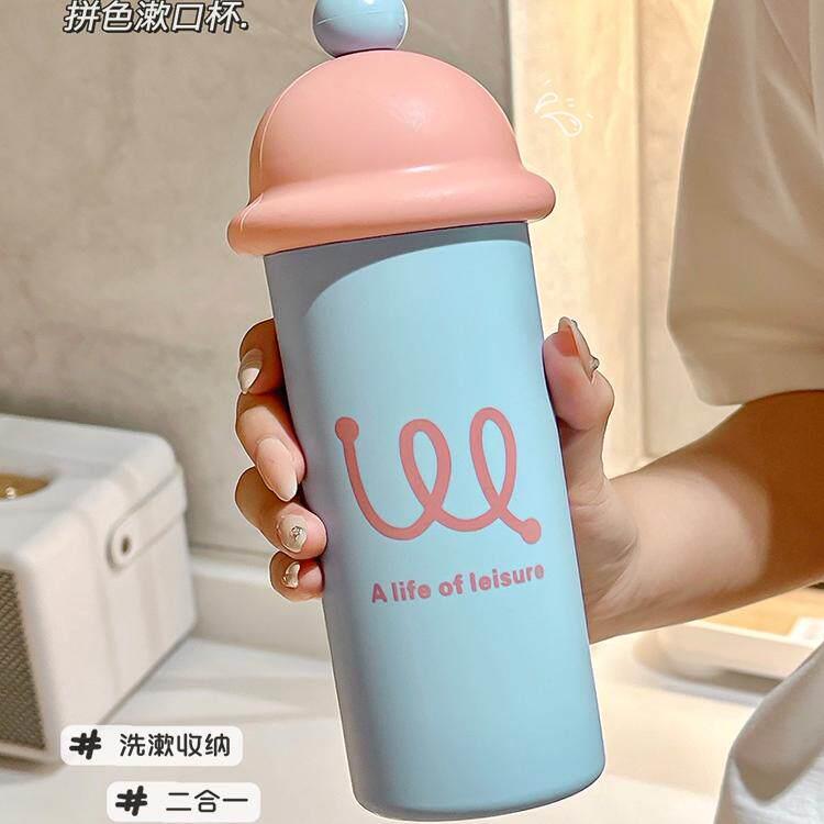 旅行洗漱杯套装可携式牙具牙杯可爱牙刷收纳盒带盖子旅游漱口杯子