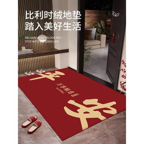 入户门地垫进门玄关吸水除尘耐脏地毯门口防滑脚垫免打理室内门垫