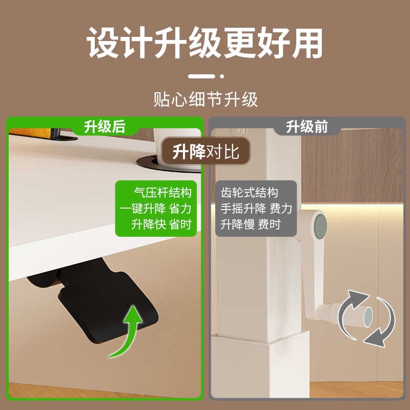 可升降移动电脑桌沙发笔记本学习桌家用床边办公桌子站立式会议台