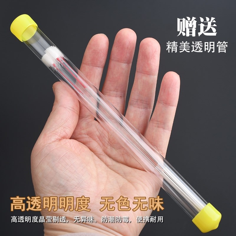 天艺加长红线黄线小中头银针鹅毛棒采耳专业工具挖耳勺加固毛棒