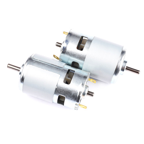 直流775电机大扭矩 双轴承12v24V高速diy大功率强磁电动工具马达