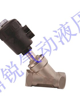 法兰连接不锈钢气动角座阀  JZF-50F JZF-65F JZF-80F JZF-100F