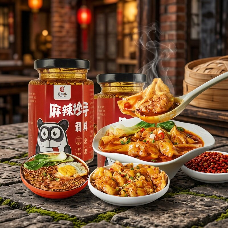 重庆小面红油调料重庆麻辣红油老麻抄手调料蒸水饺子专用蘸料辣椒