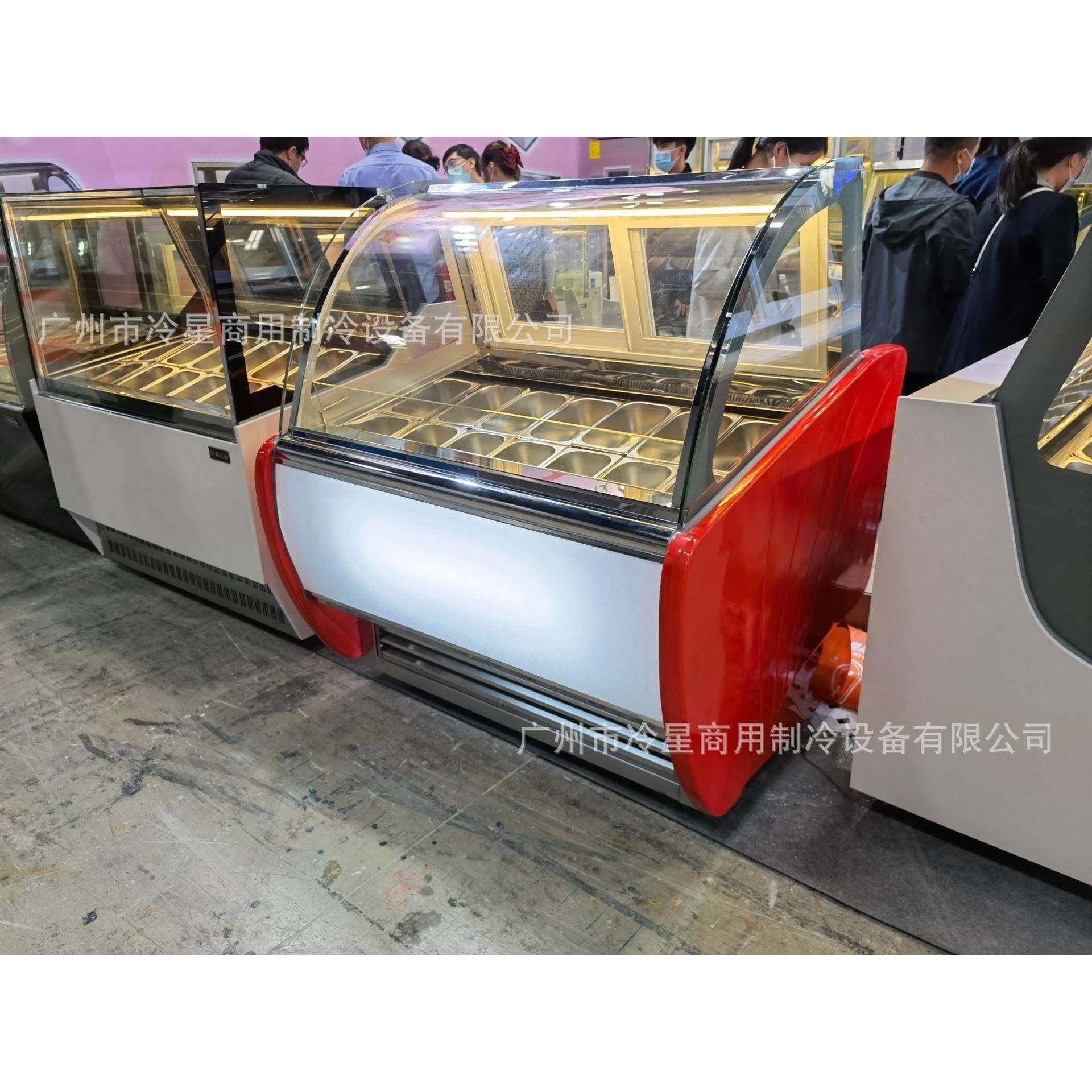厚切酸奶炒展展示柜冰淇冷淋冻柜冰棒风冷希为(机无霜冷冻示柜冰