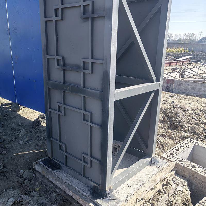 程项工临时简易门工地杭岳门楼建筑方门楼工地施工大门目安装便简