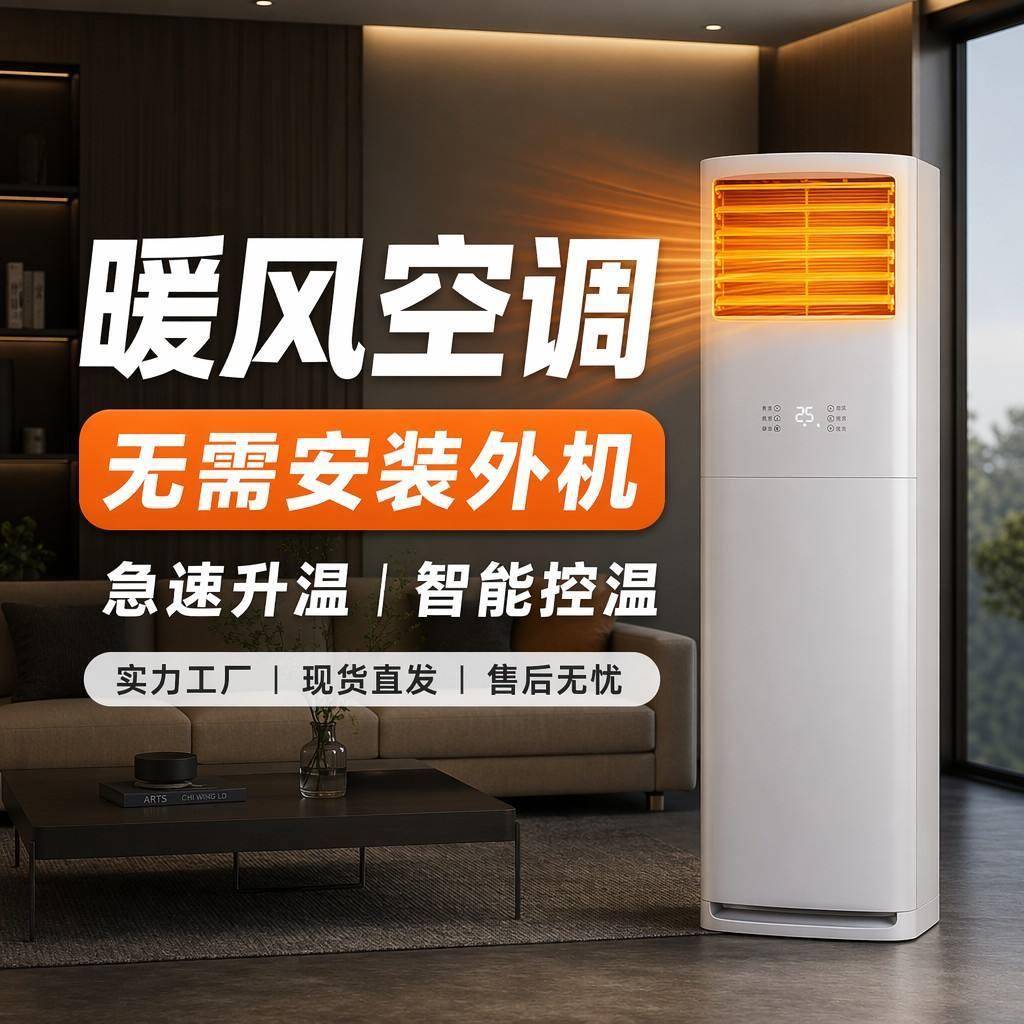 柜式暖风空调商用取暖器家用暖风机室内大空间智能节能升温供暖
