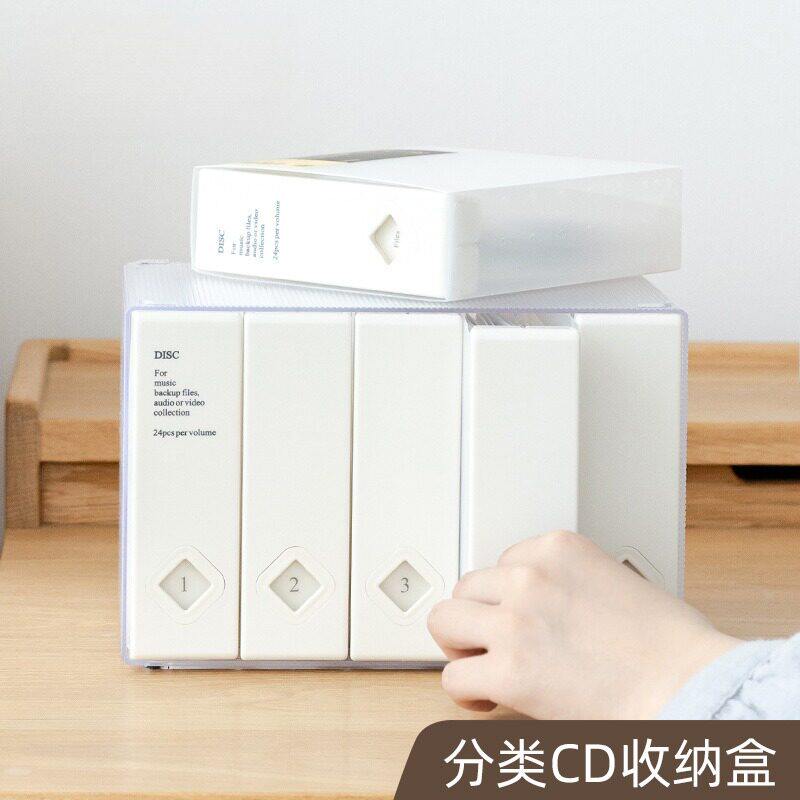 塑料CD大容量光盘盒ps4整理防尘创意120片装光盘收纳包