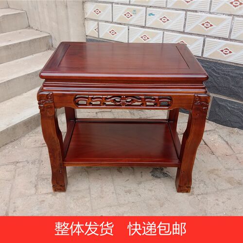 奇石架实木超承重客厅家用鱼缸架底座简约中式阳台盆景架艺术品桌