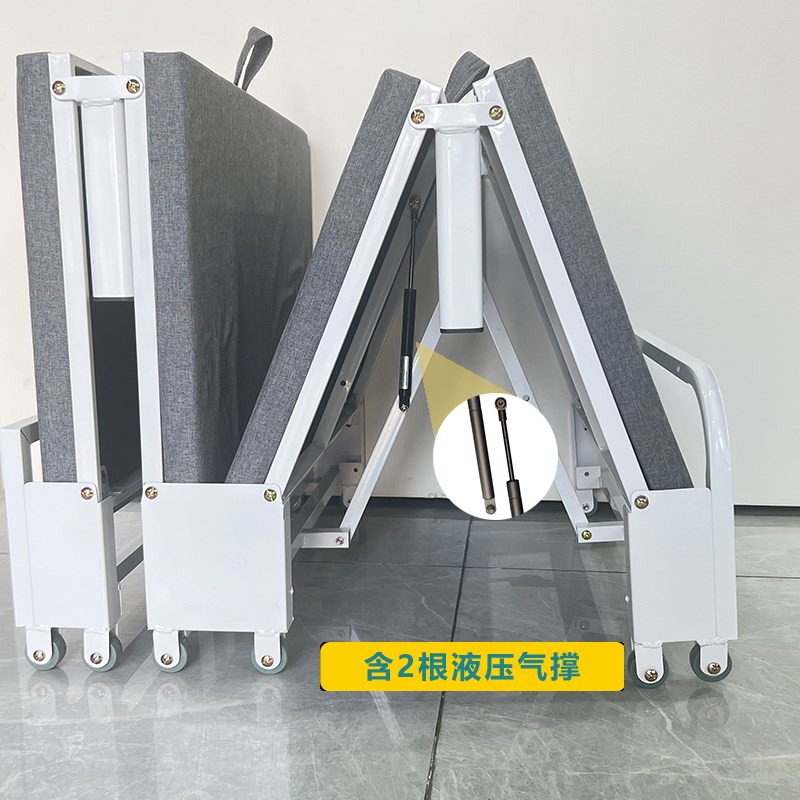 家用折叠床小空间隐形床多功能双人四折床午休隐藏床简易午睡床