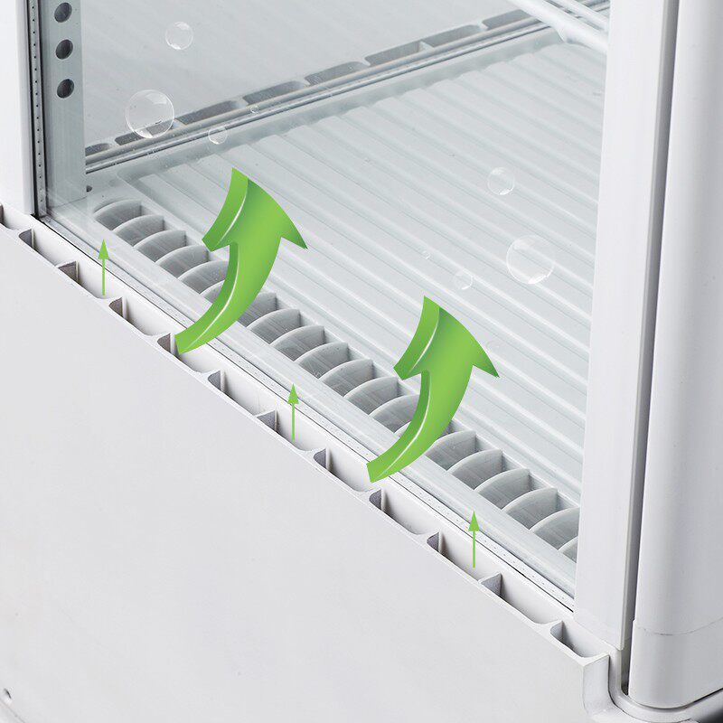 安侯四面透明玻璃蛋糕冷藏保鲜展示柜饮料水果商用单开立式大冰柜