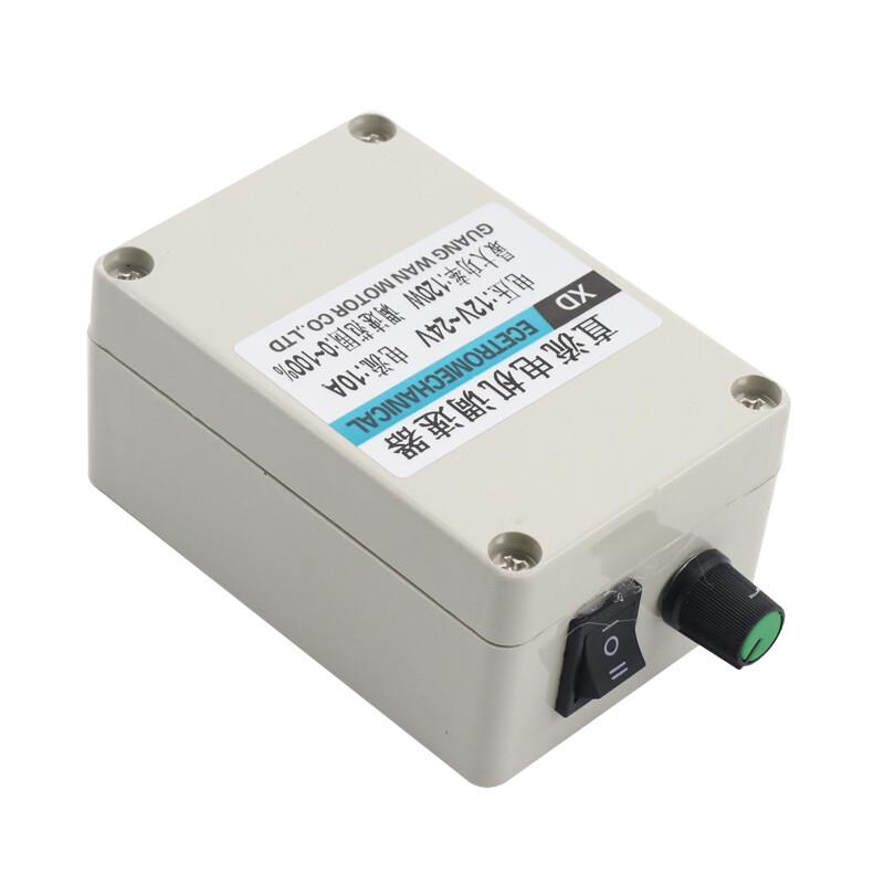 12V24V直流电机调速器120W小马达变速器微型电动机LED控制器10A直