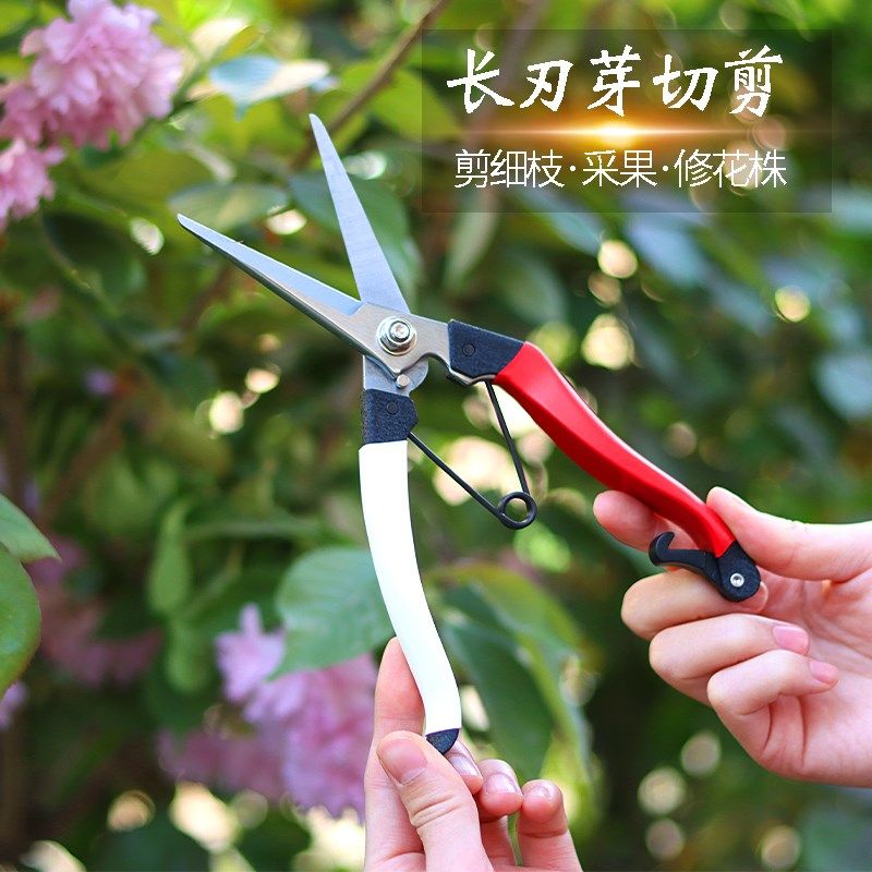 史拉力园艺剪刀多功能修枝剪铝合金枯枝剪刀钛钢家用花枝园林修剪