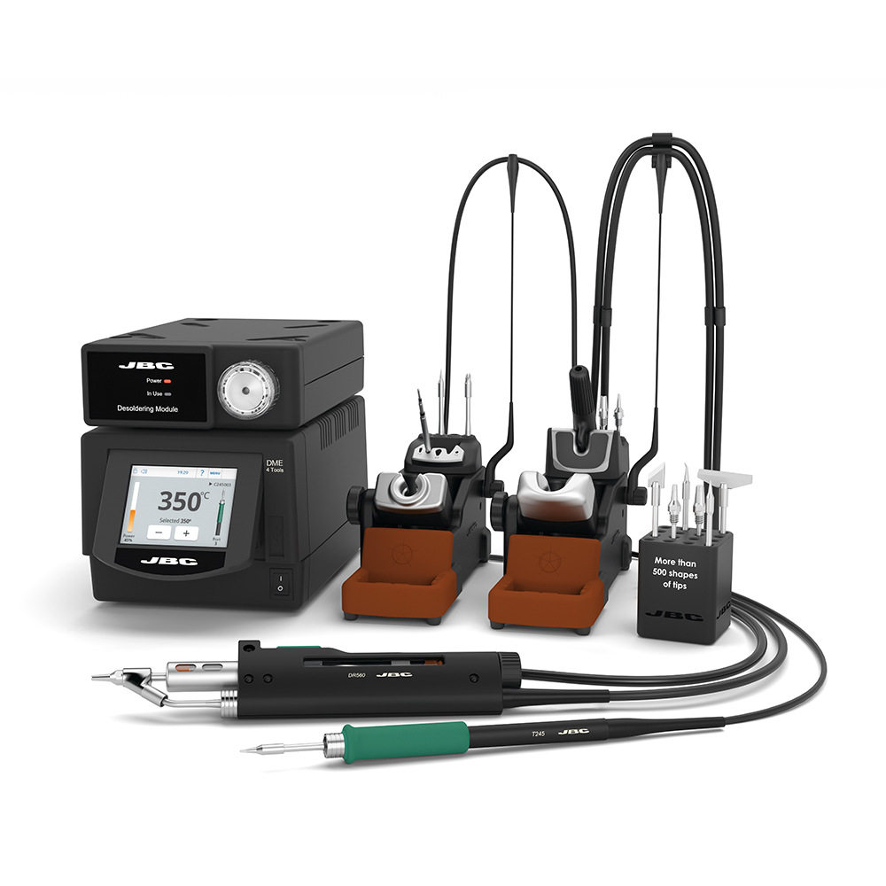 西班牙JBC焊台DMSE-2HQB双工具返修工作站配T245手柄和DR560手柄