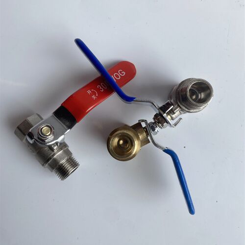 注塑机水排分流器模具分水器球阀3/8DN10球阀电镀 高温模温机长柄