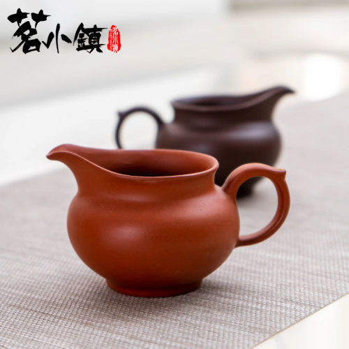 宜兴紫砂公道杯加厚茶漏套装茶道零配功夫茶具配件茶滤朱泥分茶器