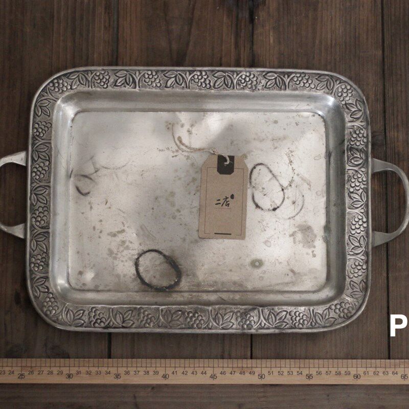 镀银把手方盘 西洋旧物Vintage 复古美食裱花摄影【二店道具铺】