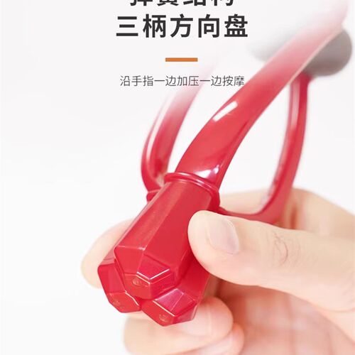 本制多功能手指关节按摩器滚轮式弹力加压按摩夹缓解鼠标手疲劳日