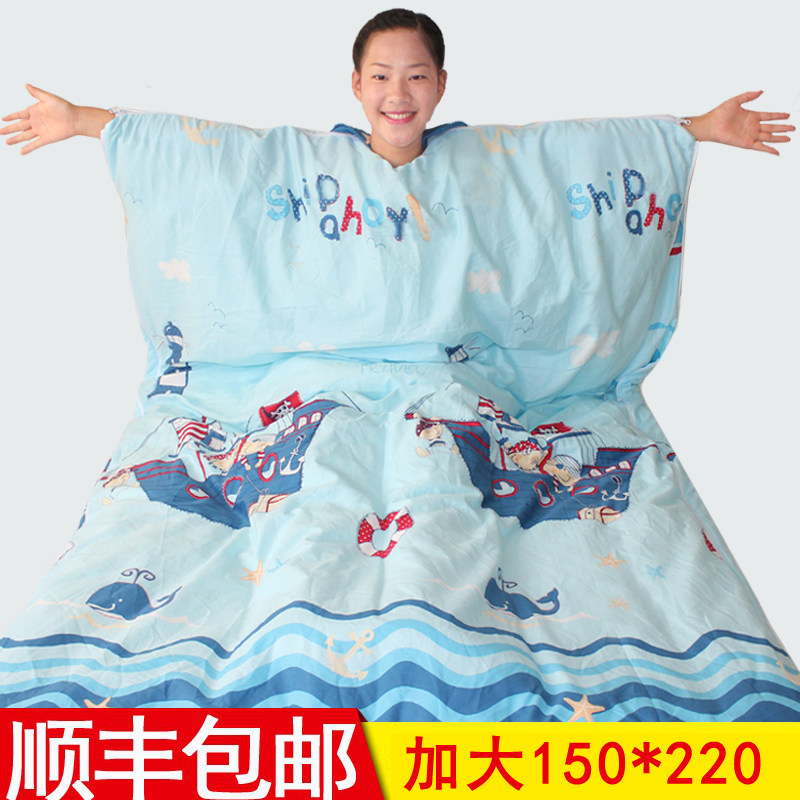 大童防踢被大人成人室内棉花睡袋女儿童卡通可拆内胆四季通用春秋