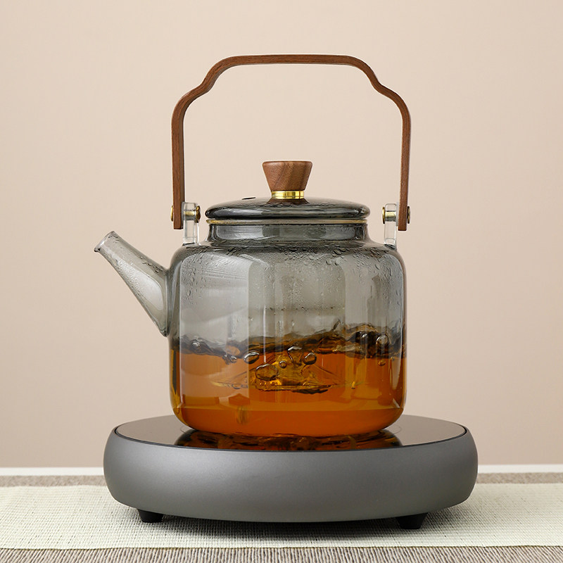 【高配静音】蒸煮茶壶电陶茶炉加热玻璃烧水壶家用茶具全自动小型