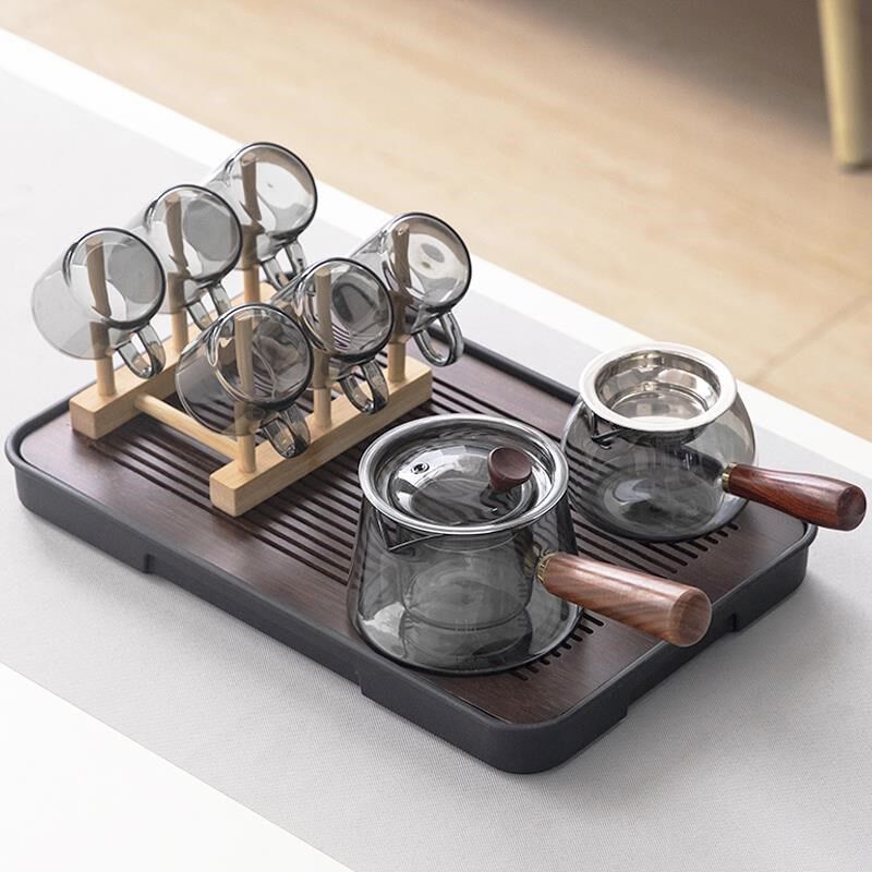 玻璃茶具套装2024新款家用耐热喝茶泡茶专用轻奢高档功夫茶具一套