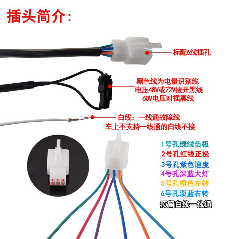 电动电瓶车仪表显示屏老款改装智能通用仪表盘显示器速度码表总成