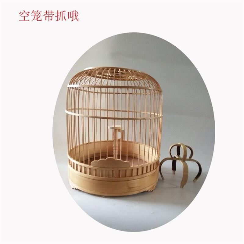 特价包邮精品百灵鸟笼竹制云雀竹子鸟笼竹鸟笼百灵鸟笼子馒头笼