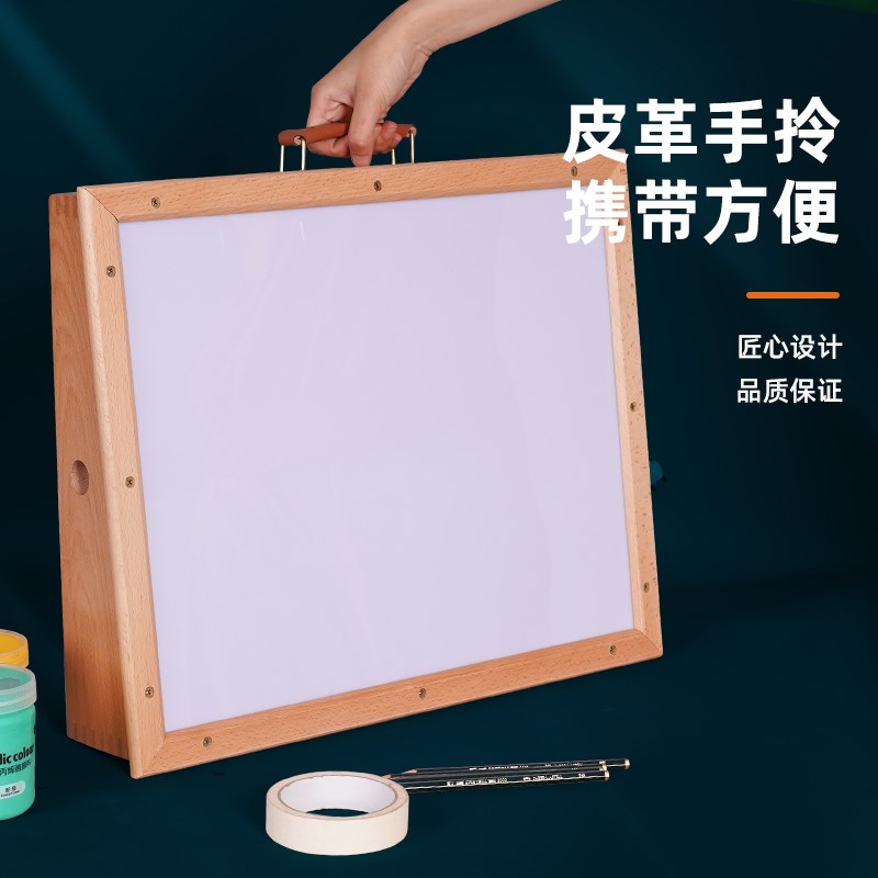 LED临摹透写台A4拷贝箱 手提透光拷贝板HX-11型号