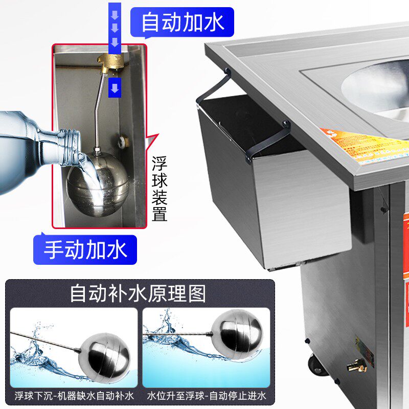 蒸包炉商用小笼包馒头肠粉炉早餐店燃气蒸包子机无风机节能蒸汽炉