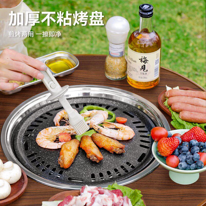 户外烧烤炉大全套折叠便携烧烤架子家用折叠式围炉煮茶烤火炉套装