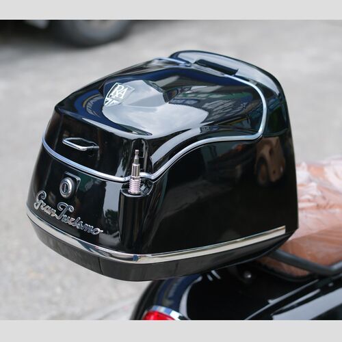 适用于2024款RA GT150尾箱摩托车后备箱复古载物箱行李箱改装配件