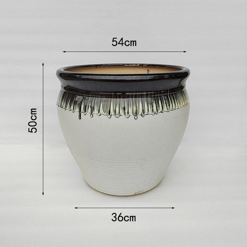 花盆陶瓷创意大号清仓特大号龙血树茶花个性客厅家用落地大口径30