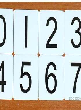 数字卡片幼儿园蒙氏教具1至100一到一百1到20教具大号一认字卡10