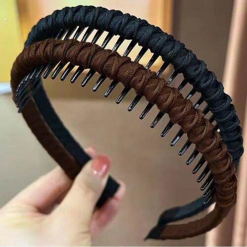 发箍女洗脸发夹压发齿防滑碎发发箍发箍带齿防滑细齿发箍发饰