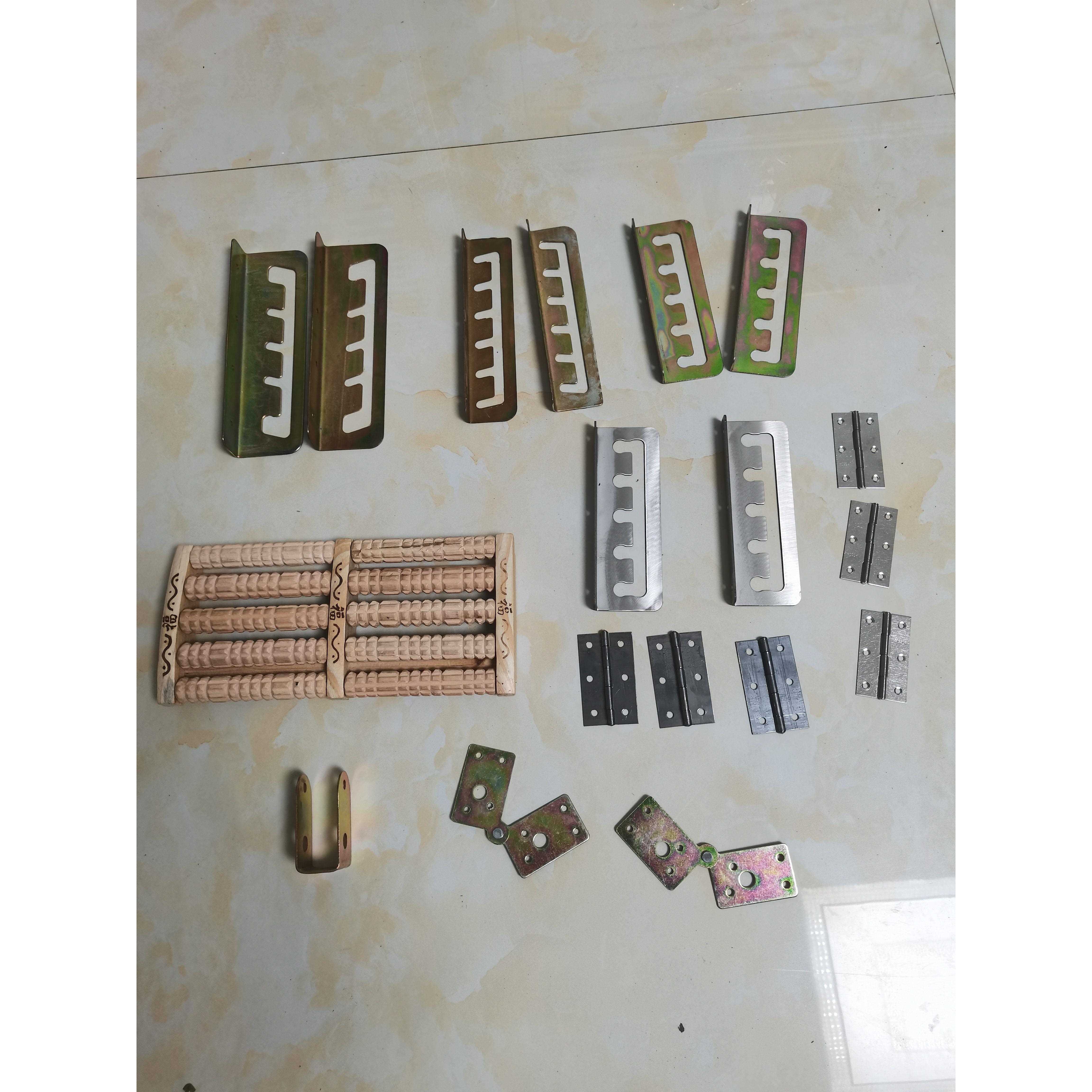 摇摇椅配件不锈钢卡铰链螺丝轴承竹木扶手折叠椅配件大全午休床配