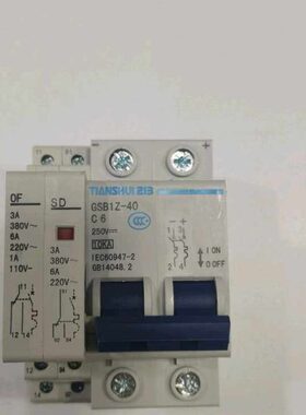 天 3Z小型2P  SD-401直流断路器三天G断路器+21二一 OF水水 +SB