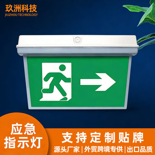 LED应急灯吸顶式EXIT应急出口标志灯应急灯指示灯澳洲新西兰防水