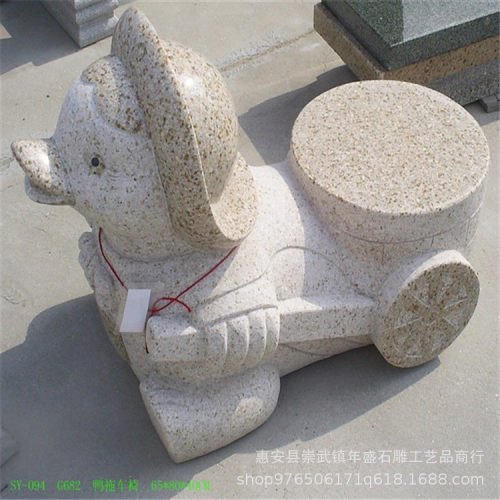 天然石雕长凳庭院公园家居装饰