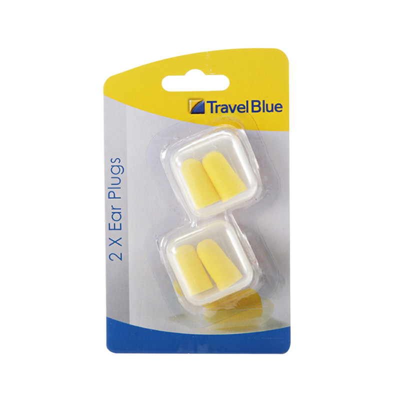 英国Travelblue蓝旅防噪音耳塞隔音静睡眠用学生宿舍吵闹睡觉降噪