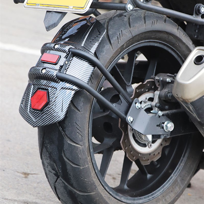适用无极300RR 300AC 500AC 摩托车后挡泥板挡水瓦挡沙板后土除